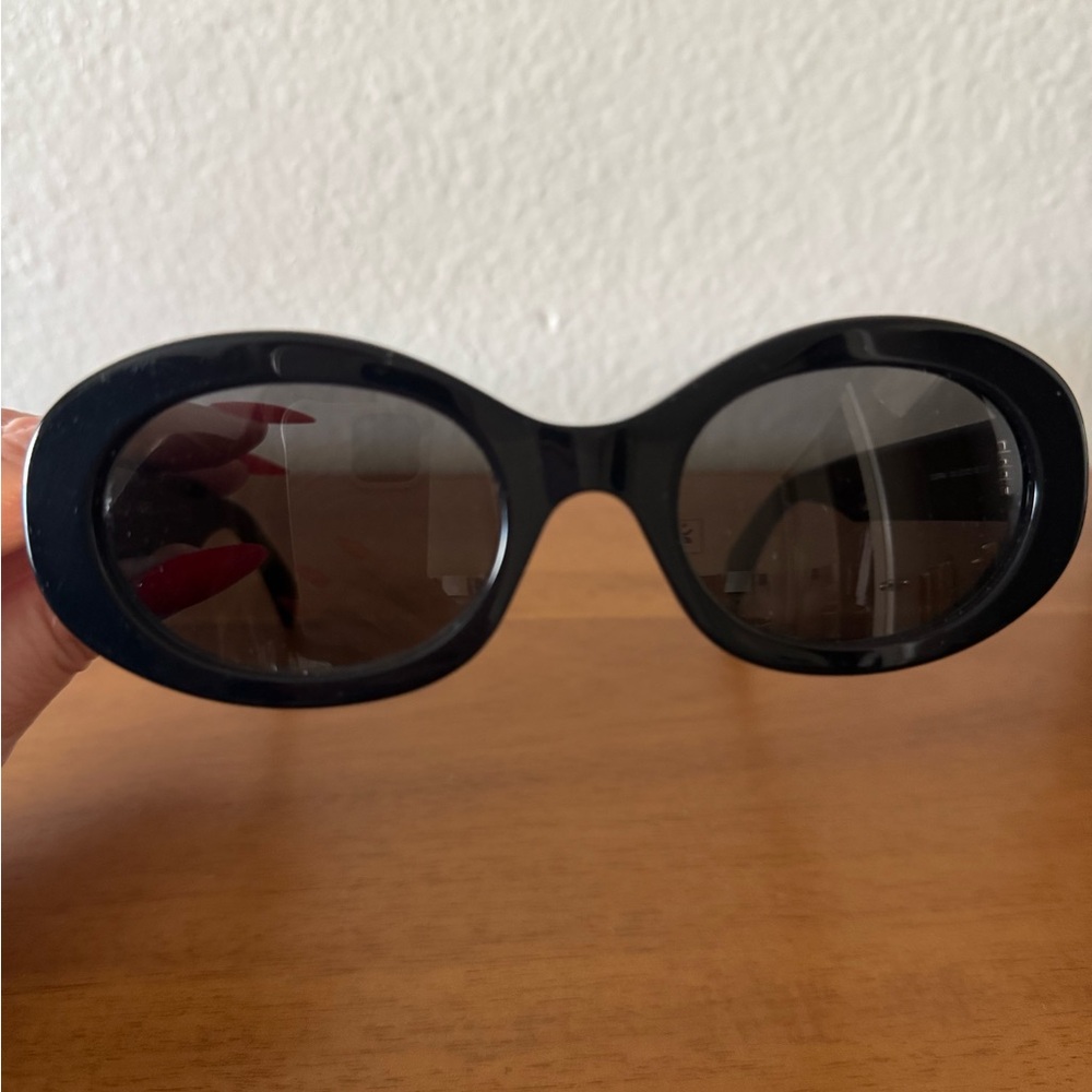 Celine Black Triomphe Sunglasses Authentic